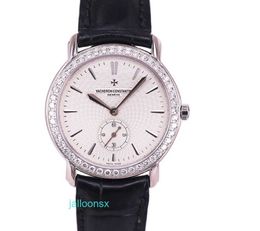 Vacharen watch luxury designer Series 18K Platinum with Diamond Set Mens Watch and Mens Mechanical Watch