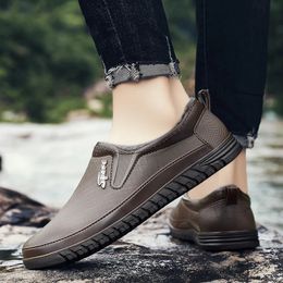 Men Rain Shoes Water Winter Ankle Boots Fashion Waterproof Soft Rainboot Male Anti Slip Rubber Wading Shoes for Men Galoshes 240524