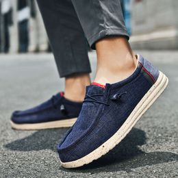 Scarpe in tela estiva per donne, mocassini classici, sneaker da passeggio slip-on traspiranti e comodi.