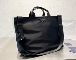 Роскошная сумка дизайнерская сумочка черная нейлон с большой емкостью сумки для плеча.