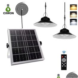 Solar Garden Lights With Remote Control Dimmable 3000K 4000K 6000K 5 Mode Motion Sensor For Outdoor Porch Shed Barn Garage Drop Deli Dhq07