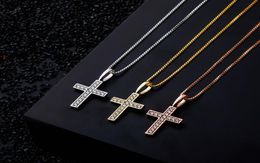 925 Sterling Silver Necklaces Fashion Gold Silver Colour Men Women Bling Zircon Iced Out Hip Hop Necklaces Jewellery 3481 Q27847600