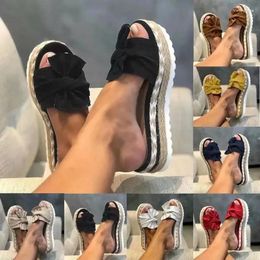 Slippers Sandals Women Heels With Wedges Shoes For Platform Summer Sandalias Mujer Elegant