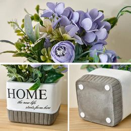 Decorative Flowers Nordic Home Decor Artificial Wedding Decoration Desktop Outdoor Ornament Fake Flower Pots Plant Gift