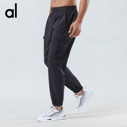 Al yoga yaz spor pantolon gevşek pantolon hızlı kurutulmuş tozluklar havasız sıcak eğitim değil, açık koşu koşu marka egzersiz pantolon erkekler için