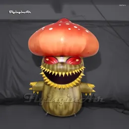 Party Decoration Outdoor Halloween Decorations Inflatable Mushroom Monster Air Blow Up Evil Goblin For Yard
