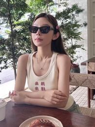 Tank top summer luxury brand tank top woman famous hot letter printed designer vest Sexy Sleeveless red green vests cotton fashion embroidered outdoor clothes