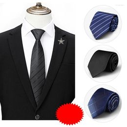 Bow Ties Tie Mens Formal Striped Black Blue Grooms Wedding Hand Trendy
