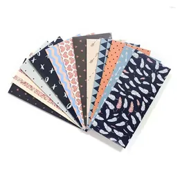 Gift Wrap 12 Pcs Waterproof Envelopes Vintage Floral Cash Office Writing Stationary For Business Budgeting