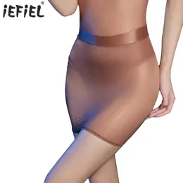 Skirts Womens Sexy See-through Tight Miniskirt Back Zipper Closure Transparent Bodycon Night Club Costume Lingerie Nightwear