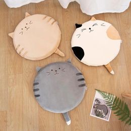 Pillow Lovely Cartoon Animal Chair Round Crystal Velvet Cover Tatami Seat Removable Memory Foam Core Pad