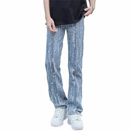 wide Leg Cargo Pants 2022 Streetwear Baggy Jeans New Spring Autumn Men Korean Fi Loose Straight Male Brand Clothing Black g1CY#