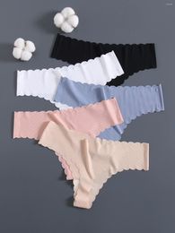Women's Panties 5 Pack Seamless For Women Sexy Underwear No Show Thong Lingerie Ladies Strings