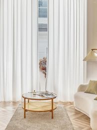Curtain Voile All-in-one Style Boho Polyester Simple White Sheer For House Living Room Bedroom Office