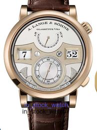 Alengey watch luxury designerCollection ZEITWERK 18K Honey Gold Manual Mechanical Mens Watch 143 DIOLD4