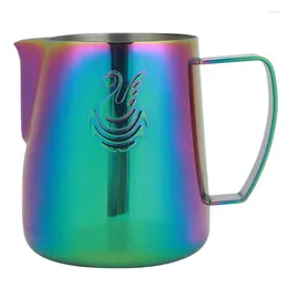 Mugs Colorful Thicken Stainless Steel Coffee Milk Frothing Latte Cup Pitcher Jug Accessories For Home Art
