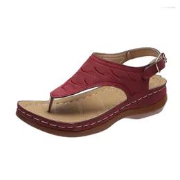 Sapatos casuais verão oxford feminino sandálias chinelas de couro pu chinelos de cinto feminino feminino 2024 roma slides de moda