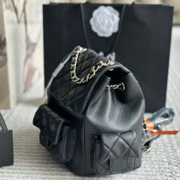 Fashion Women Travel Bags Back Pack Large Capacity School Bag High-Quality Back Packs Artwork PU Leather Backpacks Wholesale Designers