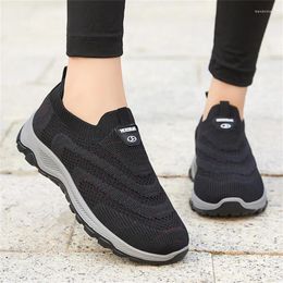 Scarpe casual sneakers in pelle da donna 7.5 Fashion autunno Donne Flat Bottom non Slip on Mesh Style trasparente comodo