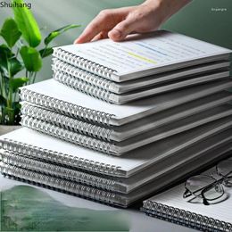 A6/A5/B5 PP Cover Sketchbook Spiral Notebook Inner Blank 80GSM Grid Line School Supplies Pencil Drawing Notepad Coil Notebooks