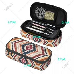 Cosmetic Bags Customised Bohemian Style Artwork Kawaii Pencil Case Girls Boys Large Capacity Boho Bag School Supplies