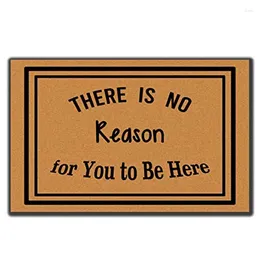 Carpets There Is No Reason For You To Be Here Entrance Non-Slip Indoor Flannel Door Mats Front