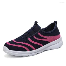 Casual Shoes Women Sneakers Mesh Breathable Light Running Sport Zapatillas Mujer De Deporte XL Size 41 42