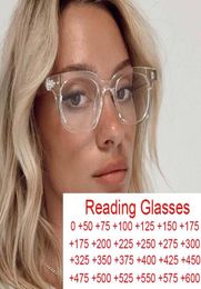 Sunglasses Transparent Square Reading Glasses Men Designer Oversized Women Retro Presbyopia Eyeglasses9494272
