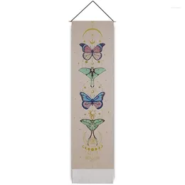 Tapestries Butterfly Large Fabric Wall Hanging Tapestry With Tassel Aesthetic Room Decorations