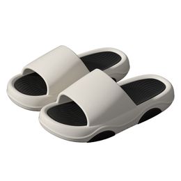 Summer Winter Slippers Women Men 2024 Casual Beach Shoes Soft Bottom Slides Thick Platform EVA Anti-Slip Home Slipper