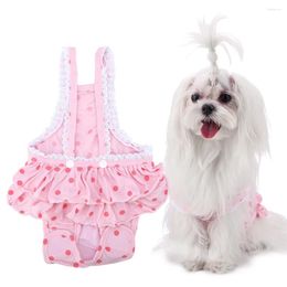 Dog Apparel Pet Physiological Pants Underwear Clothes Puppy Diaper Strap Briefs Female Sanitary Panties Shorts Supplies