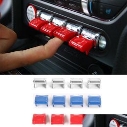 Other Interior Accessories Car Navigation Decoration Button Ers Central Control Abs For Ford Mustang - Styling Drop Delivery Automobil Ottym