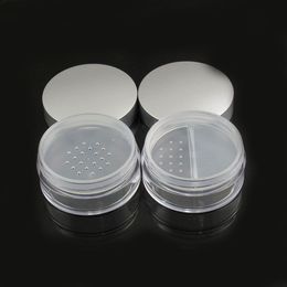 50g Plastic Empty Powder Puff Case Portable Makeup Case Travel Kit Blusher Cosmetic Makeup Containers with Sifter And Lids