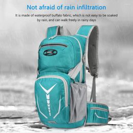 Backpack Nylon Running Water Bag Waterproof Trekking Bags Large-capacity Reflective Warning Strip Men Women For Hiking Traveling