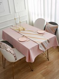 Table Cloth Tea Tablecloth Waterproof Oil Resistant Wash Free And Scald TV Cabinet Cover