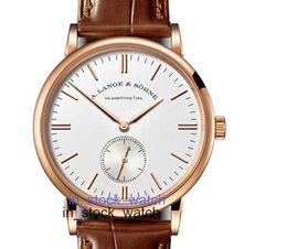 Alengey watch luxury designer 18K Rose Gold Manual Mechanical Watch Mens 216 032IL YIFL