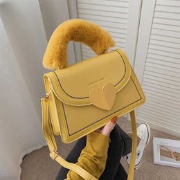 Hbp Messenger Bag Handbag Designer New Design Woman Quality Texture Fashion Shoulder Fluff Casual K2B4