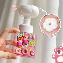 Liquid Soap Dispenser Bathroom Portable Flower Dispensers Lotion Shampoo Shower Gel Holder Empty Bath Pump Bottle Home