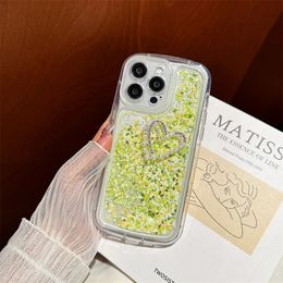 Summer Flowing Sand Flower Fresh and Suitable for iPhone 15 ProMax Apple