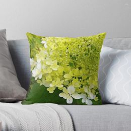 Pillow Elegant Chartreuse Green Limelight Hydrangea Macro Throw Sofas Covers Decorative Cover Christmas Pillowcase