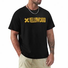 Yellowcard T-Shirt Man Kleidung Katzenhemden Herren Grafik T-Shirts Pack Q10S#