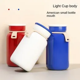 Water Bottles Japanese 304 Stainless Steel Milk Bottle Vacuum Cup Small Portable Simple Gift