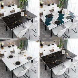 Table Cloth 2024 Pvc Matte Semi-Transparent Cloths Oilproof Waterproof Plastic Covers Placemats Home Textiles Soft Glass