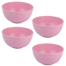 Plates Cereal Bowl Set Lightweight Wheat Fibre Bowls Of 4 For Kitchen Outdoor Dining Table 8 Round Dinner Place Mats 6