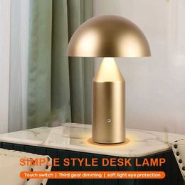 Desk Lamps LED Table lamp for bedroom rechargeable usb lamp Touch switch dining room hotel bedside decorative table lamp S2460555