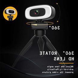 Webcams 4K HD Webcam 1080P Mini Camera 2K Full HD Webcam With Microphone 30F USB Web Cam For Youtube PC Laptop Video Shooting Camera CDAX