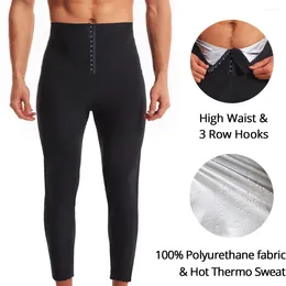 Men's Body Shapers Shaper Pants Sauna Sweat Effect Slimming Fitness Shapewear Workout Gym Leggings