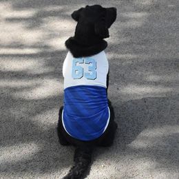 Dog Apparel Pet Summer Vest Stylish Soft Round Neck Lovely Sleeveless Costume Supplies Clothing Clothes