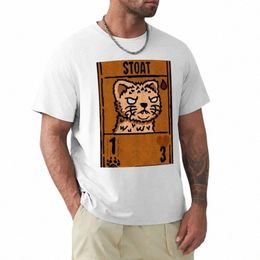 stoat t-shirt plus storlekar tulldesign din egen herr stora och höga t-skjortor n9kv#