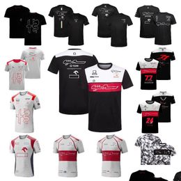 Motorcycle Apparel 2022 Forma 1 Driver T-Shirts F1 Team Racing T-Shirt Summer Mens Outdoor Comfortable Sports Quick Dry Top Fashion O- Otfn5